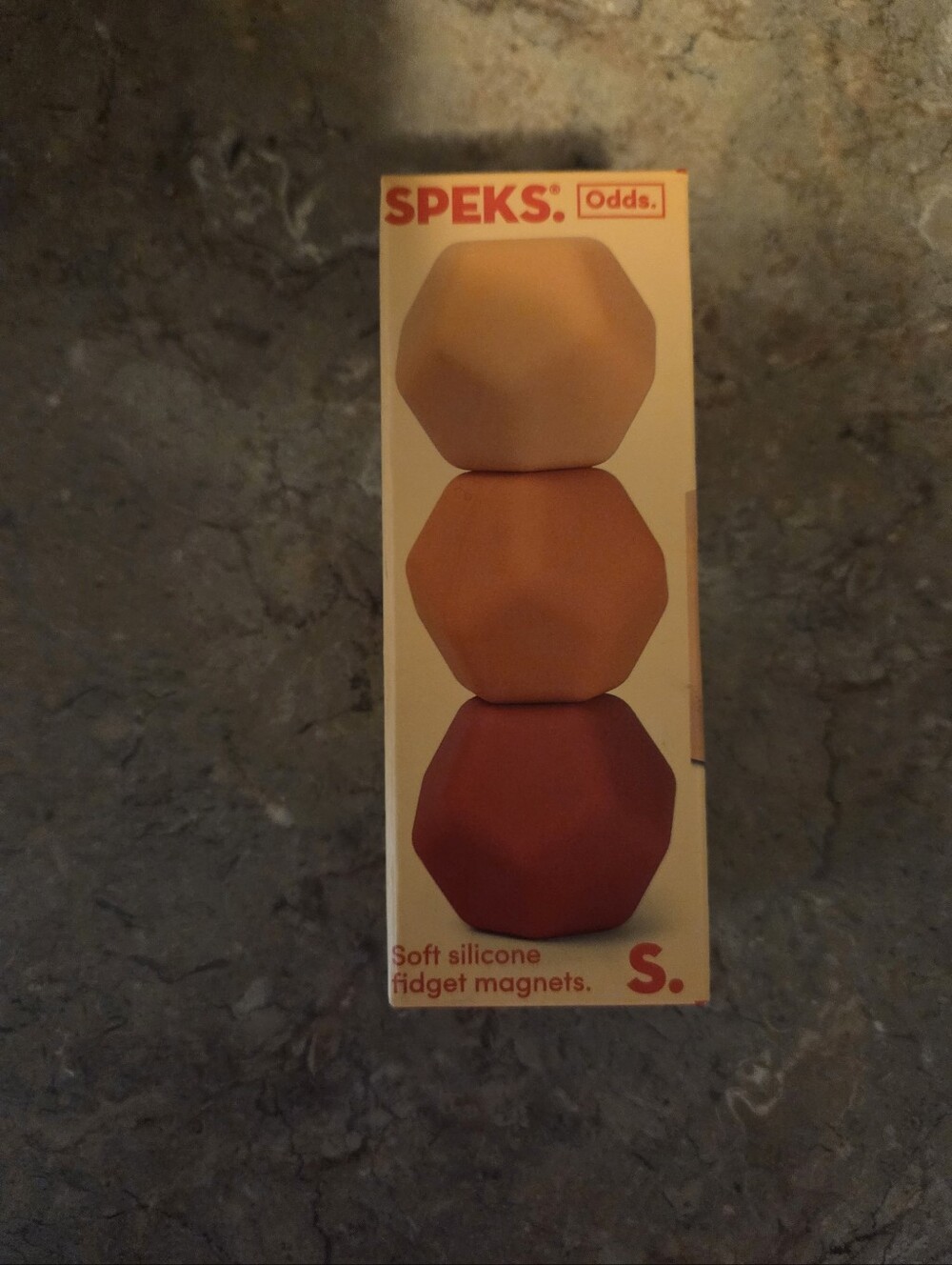 Speks Odds Soft Silicone Textured Geometric Fidget Magnets 3 Pack